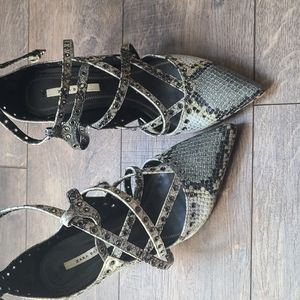 Snake skin heels